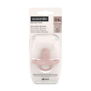 Sucette réversible en silicone Colour Essence 0-6M Nude 
