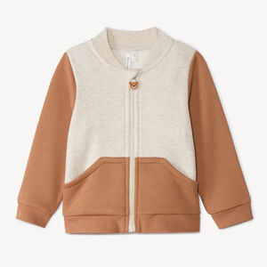 Gilet effet color block patch ourson pour bébé garçon 