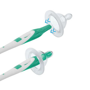 Cepillo limpia biberones 2 en 1 Soft Brush - verde 