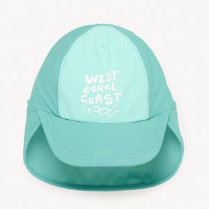 Gorra sahariana anti-UV con estampado divertido para niño 