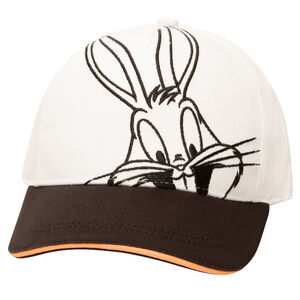 Gorra bicolor bordada de Bugs Bunny Looney Tunes para niño 