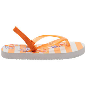 Chanclas con tira transparente y flores Main Chanclas con tira transparente y flores