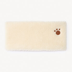 Snood uni effet moutonné doublé en micropolaire pour bébé  Main Snood uni effet moutonné doublé en micropolaire pour bébé