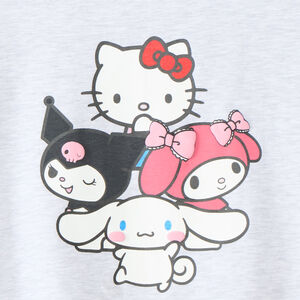 Camiseta de manga corta con estampado de Hello Kitty para niña 