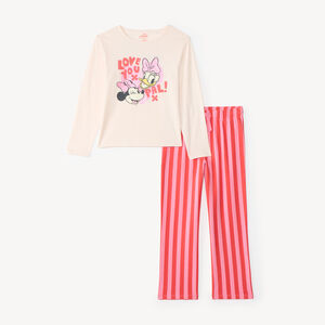 Conjunto de pijama largo para niña Minnie y Daisy de Disney 