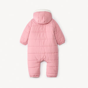 Pelele piloto acolchado para bebé niña con acabados diferentes según la edad 