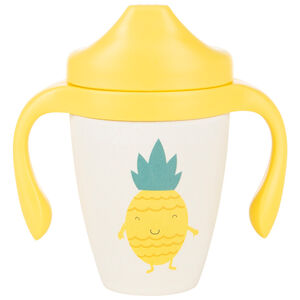 Vaso de aprentizaje con boquilla de bamboo Cool Fruits - Piña Main Vaso de aprentizaje con boquilla de bamboo Cool Fruits - Piña