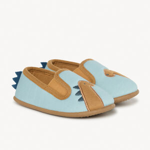 Patucos de niño con parche bordado de dinosaurio 