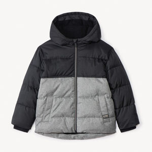 Doudoune bicolore doublée micropolaire pour garçon   Main Doudoune bicolore doublée micropolaire pour garçon