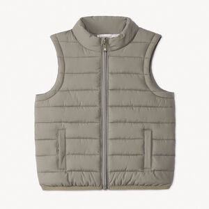 Chaleco acolchado liso sin mangas para bebé niño 