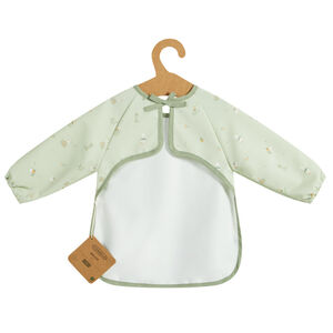 Babero bebé manga larga Promenade Bucolique verde claro 