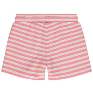 Short de punto rayado fantasía niña 