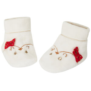 Chaussons lúdicos de terciopelo para bebé niña  Main Chaussons lúdicos de terciopelo para bebé niña