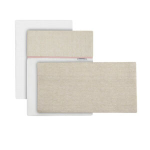 Juego de sábanas para minicuna Lino Rosa 