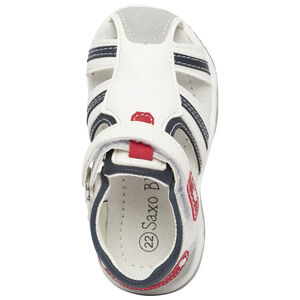 Nu-pieds velcro - Blanc 