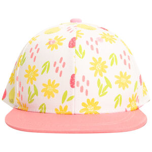 Gorra snapback estampado frutas para niña 