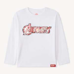 Camiseta de manga larga para niño con impresión lenticular de Avengers Marvel. 