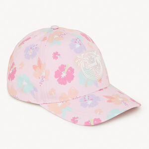 Gorra estampada con parche de goma Hawaii para niña 
