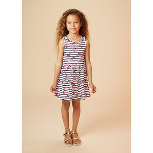 Robe de tirantes estampado mariposas para niña 