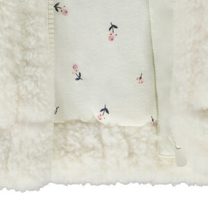 Chaleco sin mangas de sherpa para niña 