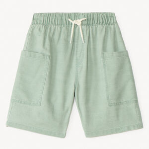 Bermudas lisas con bolsillos de carpintero para niño 