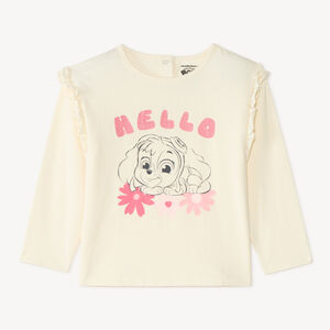 Camiseta de manga larga para niña bebé con estampado de Stella Patrulla Canina 
