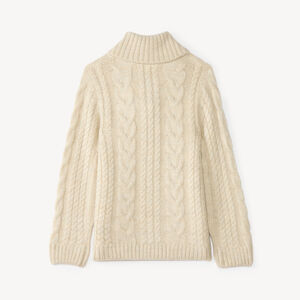Chaqueta de punto con cuello chal para bebé niño 