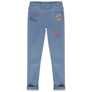 Jegging denim super stretch pour fille Main Jegging denim super stretch pour fille