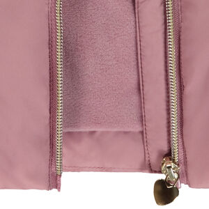 Chaleco sin mangas de tela mate para niña 