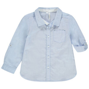 Camisa lisa de manga larga con bolsillo Main Camisa lisa de manga larga con bolsillo