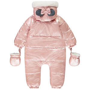 Pelele metalizado Minnie Disney para bebé niña con acabados variados según la edad 