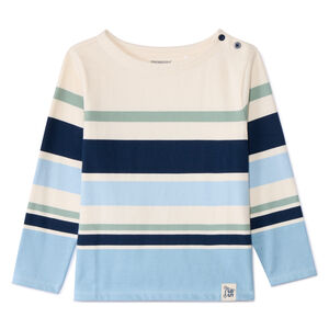 Marinière à rayures irrégulières pour garçon  Main Marinière à rayures irrégulières pour garçon