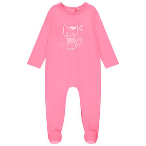 Pelele de manga larga con estampado de conejito para bebé niña 