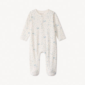 Pelele estampado de fantasía en interlock para bebé 