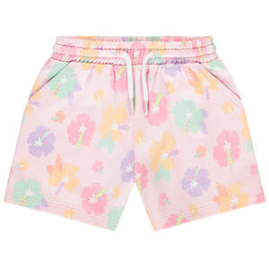 Short de felpa con estampado exótico para niña 