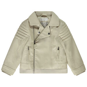 Perfecto estilo biker en piel sintética forrado para bebé niño 