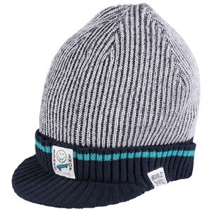 Gorro de punto con visera integrada 