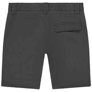 Bermudas lisas con apliques y solapas niño 