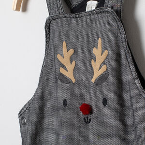 Mono largo doblado motivo alce espíritu Navideño 