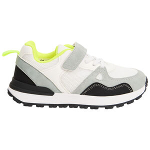 Zapatillas deportivas con cordones elásticos y velcro para niño 