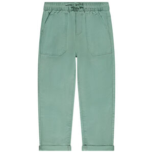 Pantalón liso de lona para niño 