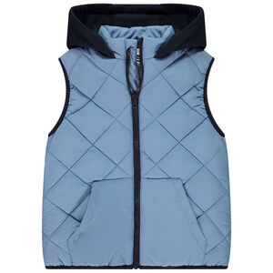 Chaleco acolchado con capucha de felpa para niño 