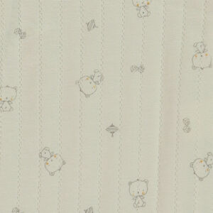 Pelele de jersey acolchado con estampado de osito para bebé 
