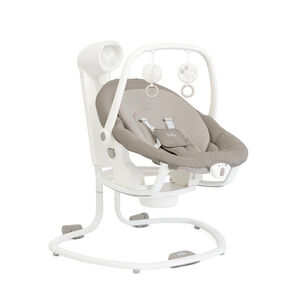 Balancelle électrique et transat Serina 2 en 1 walnut 