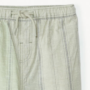 Pantalón recto de tela con rayas verticales para bebé niño 