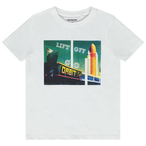 T-shirt manches courtes en jersey print fantaisie garçon 