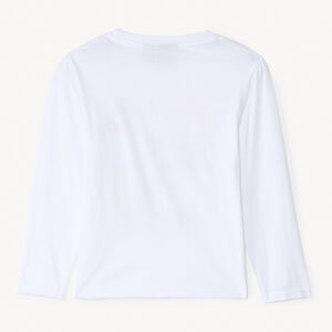 Camiseta de manga larga lisa con estampado grande de Naruto para niño 