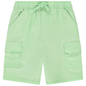 Bermuda liso con bolsillos para bebé niño 