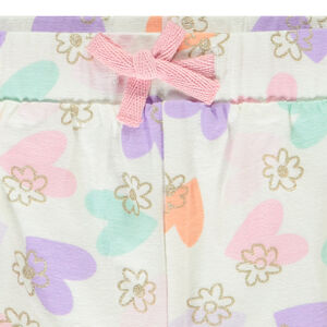 Short deportivo con estampado fantasía para bebé niña 