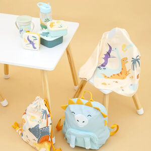 Botella con pajita 450ml Kiddie Jurassic 